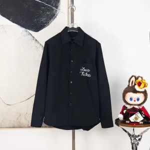 Aaa Louis Vuitton Cotton Long-Sleeved Shirt