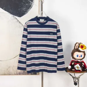 High Quality Luxury Miu Miu Cotton Long Sleeves