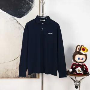 Luxury Miu Miu Abs Long-Sleeved T-Shirt