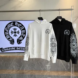 Reps Chrome Hearts Hoodie Red Eva Cotton Silk Street Style Understated Luxury Embroidery