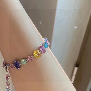 Super Clone Swarovski Bracelet Red Spring Summer And
