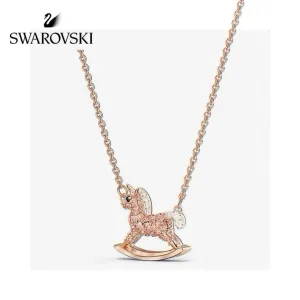 High Quality Swarovski Necklace Rose Gold Lace