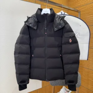 Super Clone Moncler Down Jacket Red Duck Nylon Urban Commuting Sophistication Winter Patch