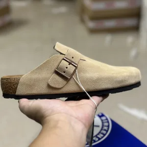 High Quality Reps Birken Sneakers Khaki Eva Genuine Leather Suede Cowhide Rubber Sturdy And Durable