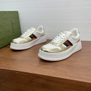 High Quality Gucci Calfskin Sneakers For Fall