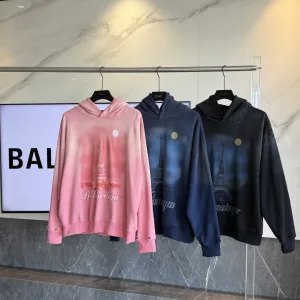 AAA Balenciaga Hoodie Blue Gradient Print
