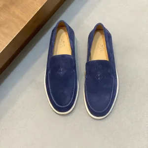 Luxury Hermès Calfskin Leather Shoes