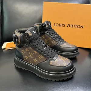 Luxury High Quality Louis Vuitton Cowhide Boots