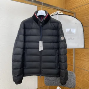 Super Clone Designer Moncler Down Jacket Blue Goose Nylon Patch