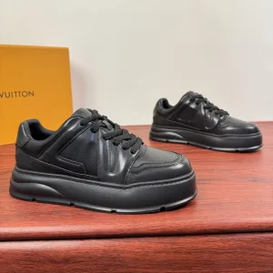 Designer Louis Vuitton Cowhide Leather Shoes