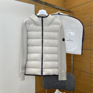 Super Clone Moncler Jacket Red Duck Down Nylon Fabric Daily Commute Patch