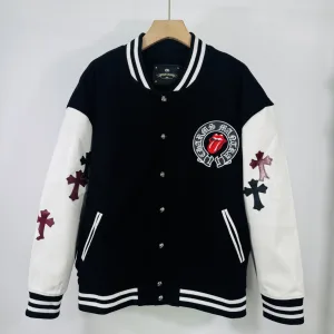 Designer Chrome Hearts Cotton-Padded Jacket Color Cotton Silk Wool Winter Embroidery Heavy
