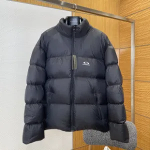 Reps Balenciaga Down Jacket Red Nylon Fabric Zippered Pocket