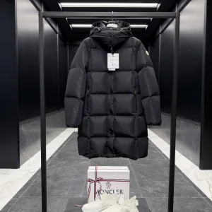 High Quality Moncler Outerwear Red Silk Goose Down Nylon Silky Smooth Satin Fabric Zippered Pocket