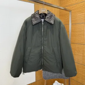 Luxury Reps Bottega Veneta Coat Green Nylon Fabric Sophistication