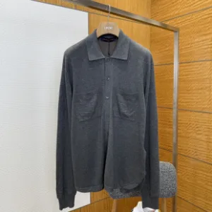 Reps Super Clone Louis Vuitton Shirt Red Cotton Wool Blend Fine Patch