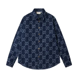 High Quality 1:1 Gucci Denim Shirts For Autumn