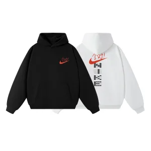 Luxury Nike Hoodie Black Cotton
