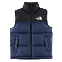 Luxury High Quality The North Face Vest Red Wool Down Embroidery
