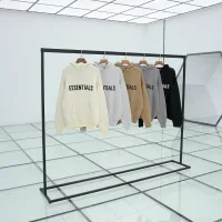 Designer High Quality Fear Of God Sweater Red Male Cotton Pure High-Quality Materials Gothic Style