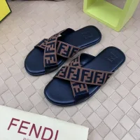 Designer Fendi Cowhide Slippers For Spring