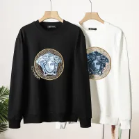 AAA Versace Sweatshirt Black Eva Cotton Pure Elegant Style