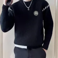 Reps Super Clone Canada Goose Long-Sleeved Shirt Red Fleece Jacquard Autumn Winter And