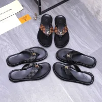 Luxury High Quality Louis Vuitton Cowhide Slippers