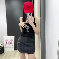 Aaa Chrome Hearts Denim Short Skirt