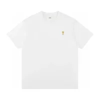 Super Clone Ami Short Sleeves Red Cotton Long-Staple Spring Patch