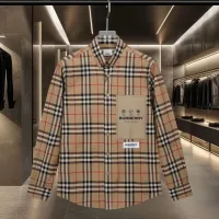 1:1 Aaa Burberry Cotton Long-Sleeved Shirt