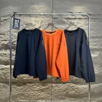 Luxury Salomon Sweatshirt Orange Gore-Tex Windstopper Woven Fabric Professional Outdoor