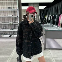 Luxury Designer Balenciaga Jacket Ash Denim