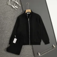 Super Clone Dior Coat Black Jacquard Autumn Winter