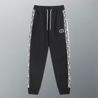 Designer Dior Trousers Red Cotton Pure Simple And Elegant Embroidery 3D
