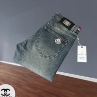 Luxury Reps Moncler Jeans Red Cotton Denim Autumn Winter