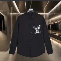 Aaa Louis Vuitton Gold Long-Sleeved Shirt
