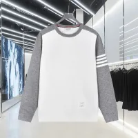 Super Clone Thom Browne Long-Sleeved Shirts Red Wool Blend Mesh Spring Summer
