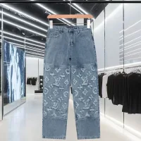 Designer High Quality Louis Vuitton Trousers Red