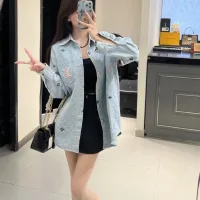 Luxury High Quality Louis Vuitton Denim Shirts For Autumn