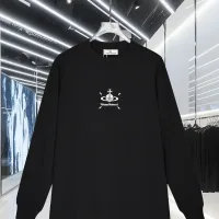 1:1 Aaa Vivienne Westwood Cotton Long-Sleeved T-Shirt For Fall