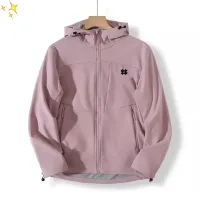Luxury Express Windbreaker Red Fleece Side Pockets