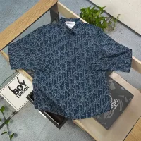 AAA Dior Long-Sleeved Shirt Blue Cotton Pure