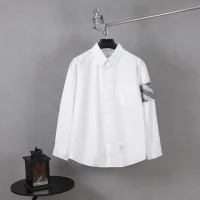 Luxury Thom Browne Cotton Long-Sleeved Shirt