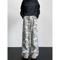 AAA Stussy Trousers Red Relaxed Fit