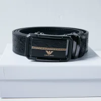 High Quality AAA Armani Belt Red Split Leather