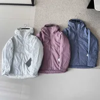 Super Clone Archaeopteryx Jackets Red Gore-Tex Duck Down Nylon Knitted Fabric Adjustable Drawstring Winter Embroidery Zippered Pocket