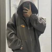Reps Designer Nike Jacket Red Cotton Fleece