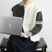 Super Clone AAA Thom Browne Outerwear Red Cotton Combed Spring Summer Autumn Winter