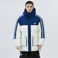 High Quality The North Face Coat Black Cotton Down Winter Patch